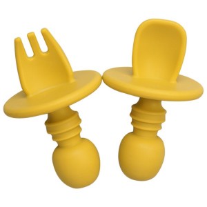 Silicone Cute Dinnertable Yellow