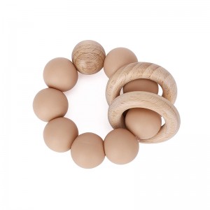 silicone baby teether flesh