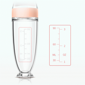 Silicone Baby Feed with Clear Scale, Two unit Scale Table