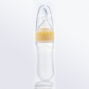 Yellow Silicone Baby Feeder