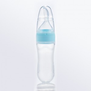 Blue Silicone Baby Feeder