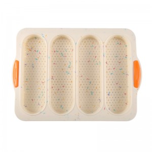 silicone lattice bread mold beige