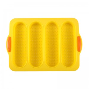 silicone raw bread mold orange