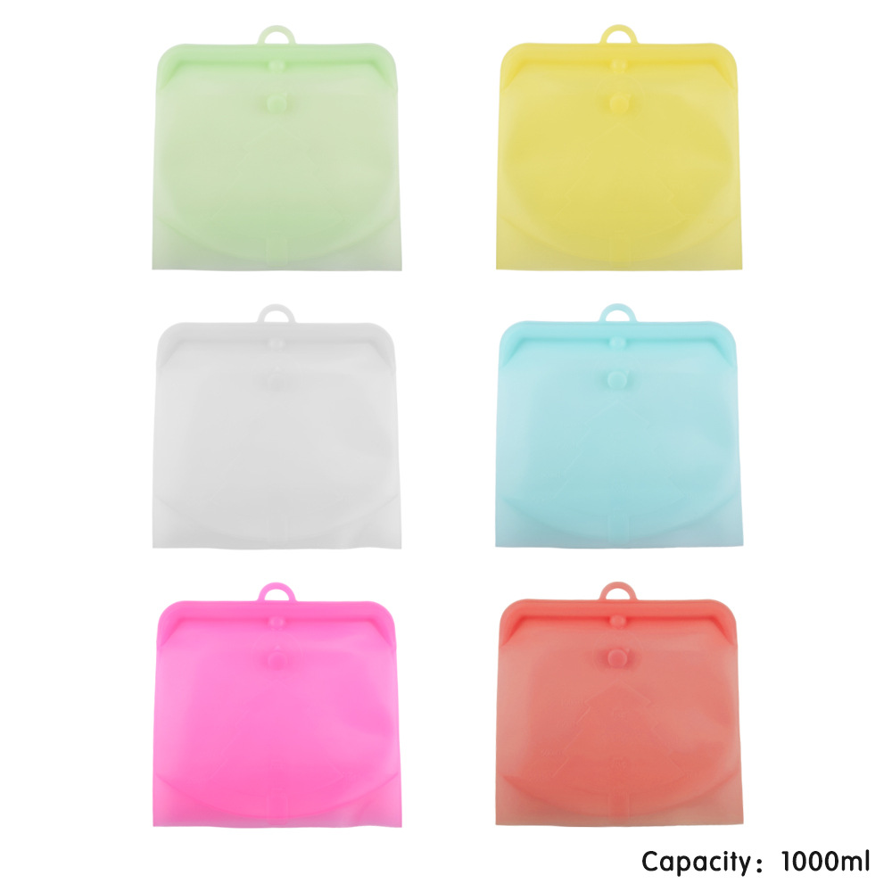 Three Kinds of Capacity of Silicone Fresh-keeping Stasher Bag for Cook, Store,Freeze,Sous Vide