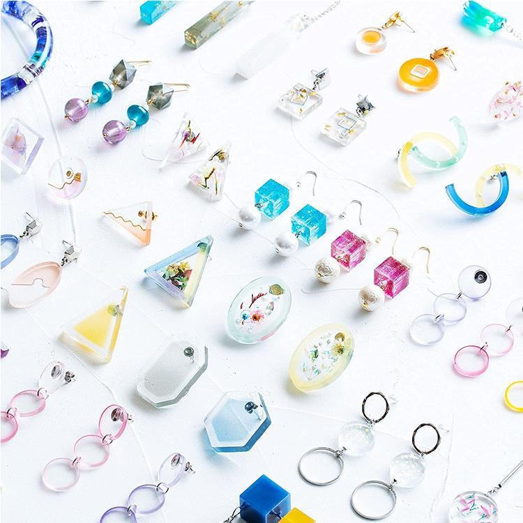 UV resin earing