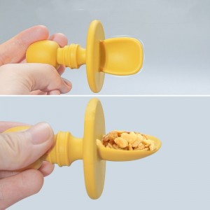 Silicone Cute Baby Spoon