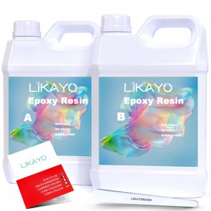 1 Gallon Crystal Clear Epoxy Resin Kit for Mold...